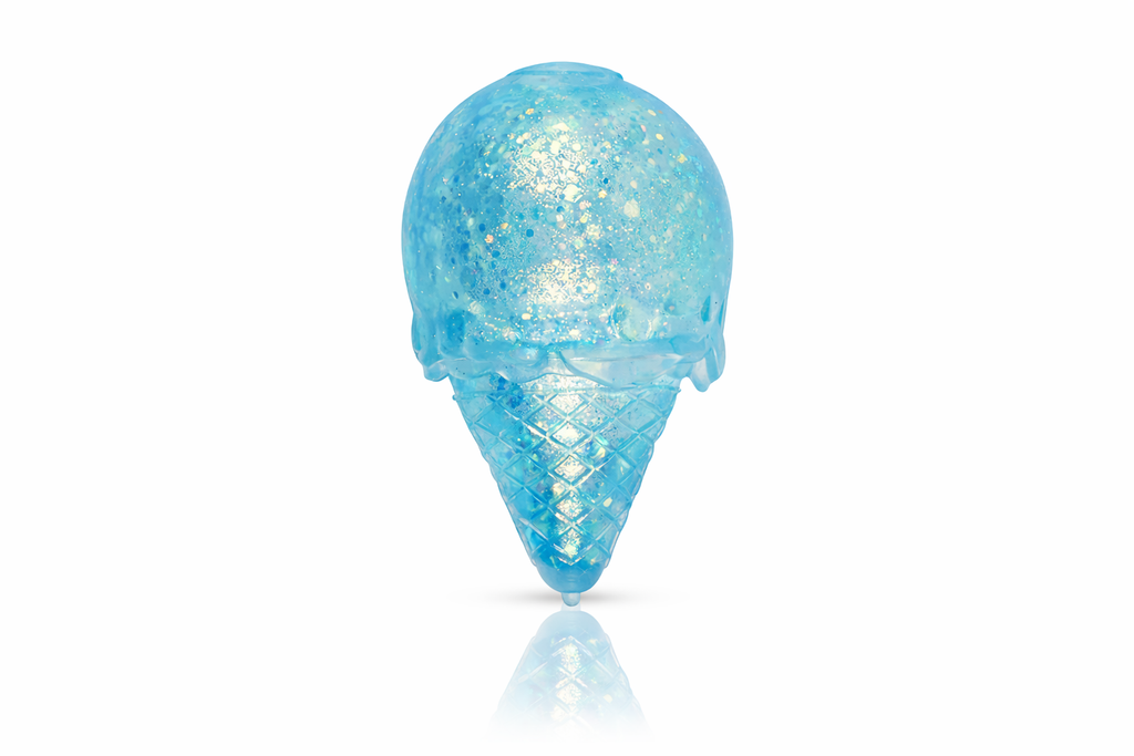 🍦ICYPOP Glitter Sugar‑Texture Squishy Cones