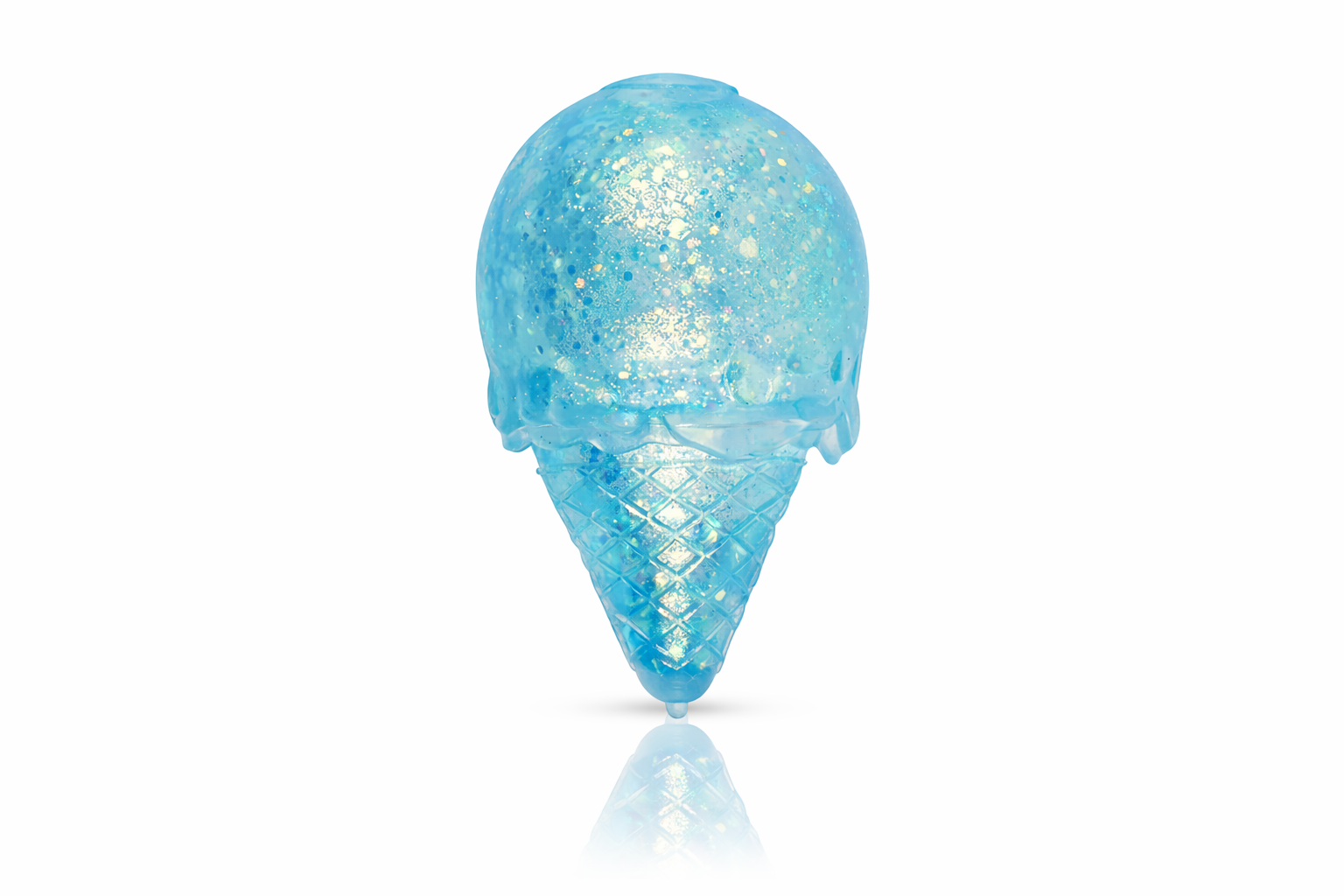 🍦ICYPOP Glitter Sugar‑Texture Squishy Cones