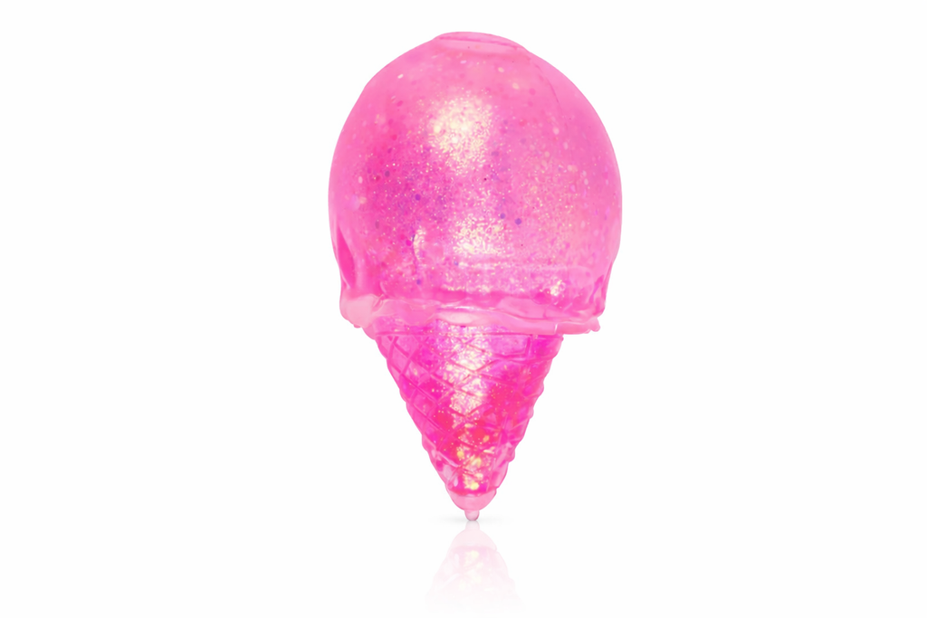 🍦ICYPOP Glitter Sugar‑Texture Squishy Cones