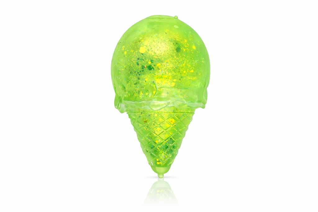 🍦ICYPOP Glitter Sugar‑Texture Squishy Cones
