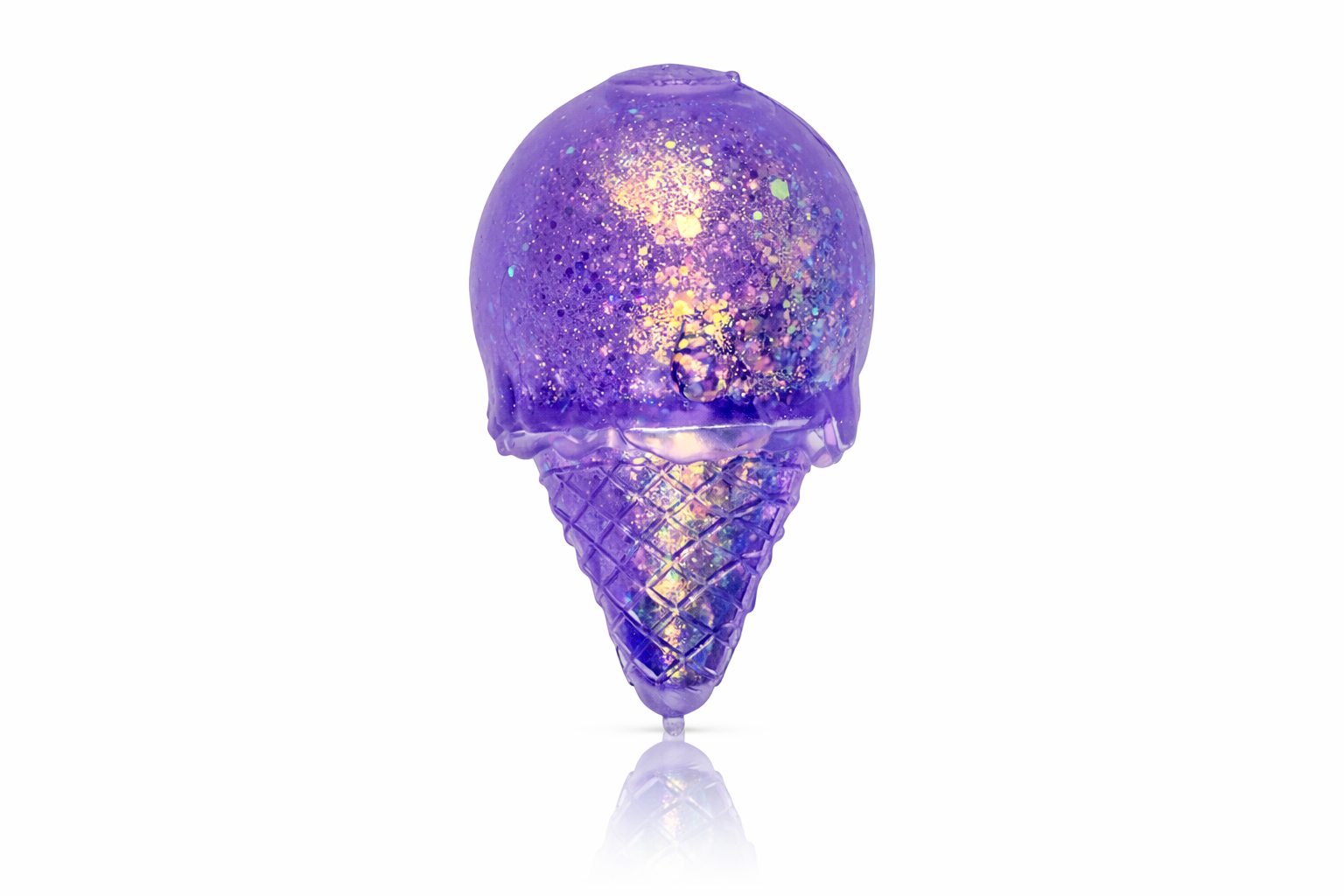 🍦ICYPOP Glitter Sugar‑Texture Squishy Cones