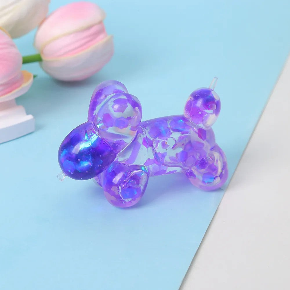 Sparkling Balloon Dog Squishy